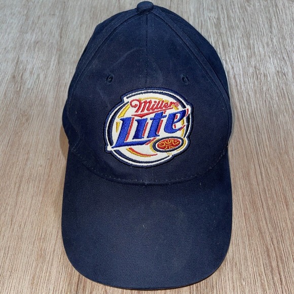 Miller Hat Blue Adjustable Hat Cap Miller‎ Lite Hat - Picture 1 of 5